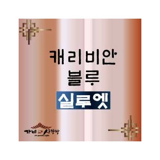 캐리비안블루 - 실루엣 1kg / 500g